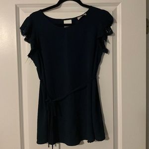 Full Moon Maternity tie front blouse